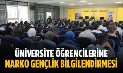 Üniversite öğrencilerine Narko gençlik bilgilendirmesi
