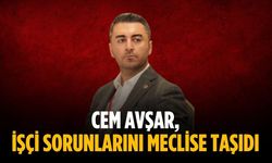 Cem Avşar, işçi sorunlarını meclise taşıdı