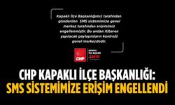 CHP Kapaklı: SMS sistemimize erişim engellendi