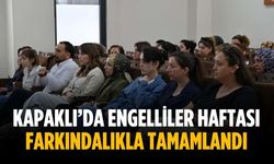 Kapaklı’da Engelliler Haftası farkındalıkla tamamlandı