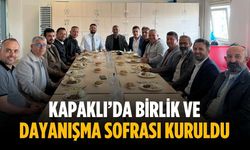Kapaklı’da birlik ve dayanışma sofrası kuruldu