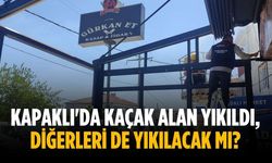 Kapaklı'da kaçak alan yıkıldı, diğerleri de yıkılacak mı?
