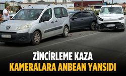 Zincirleme kaza kameralara anbean yansıdı