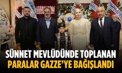 Sünnet mevlüdünde toplanan paralar Gazze’ye bağışlandı
