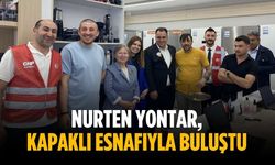 Nurten Yontar, Kapaklı esnafıyla buluştu
