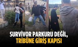 Survivor parkuru değil, tribüne giriş kapısı