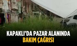 Kapaklı’da pazar alanında bakım çağrısı