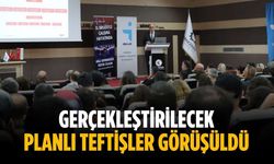 Gerçekleştirilecek planlı teftişler görüşüldü