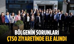 Bölgenin sorunları ÇTSO ziyaretinde ele alındı