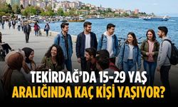 Tekirdağ’da 15-29 yaş aralığında kaç kişi yaşıyor?