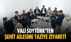 Vali Soytürk’ten şehit ailesine taziye ziyareti