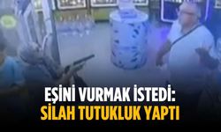 Eşini vurmak istedi: Silah tutukluk yaptı