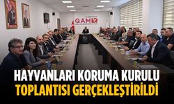 Hayvanları Koruma Kurulu Toplantısı gerçekleştirildi