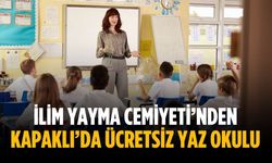 İlim Yayma Cemiyeti’nden Kapaklı’da ücretsiz yaz okulu