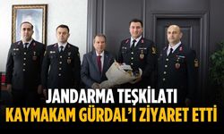 Jandarma teşkilatı Kaymakam Gürdal’ı ziyaret etti