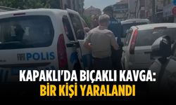 Kapaklı'da bıçaklı kavga: 1 kişi yaralandı