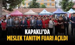Kapaklı’da Meslek Tanıtım Fuarı açıldı