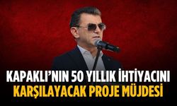 Kapaklı’nın 50 yıllık ihtiyacını karşılayacak proje müjdesi
