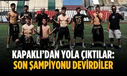 Kapaklı’dan yola çıktılar: Son şampiyonu devirdiler