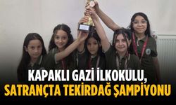Kapaklı Gazi İlkokulu, satrançta Tekirdağ şampiyonu