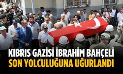 Kıbrıs Gazisi İbrahim Bahçeli son yolculuğuna uğurlandı