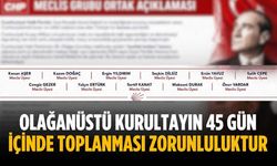 “Olağanüstü kurultayın 45 gün içinde toplanması zorunluluktur”