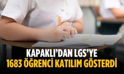 Kapaklı’dan LGS’ye 1683 öğrenci katılım gösterdi