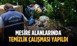 Mesire alanlarında temizlik çalışması yapıldı