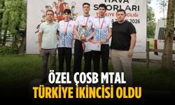 Özel ÇOSB MTAL Türkiye ikincisi oldu