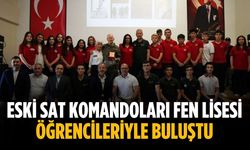 Eski SAT Komandoları fen lisesi öğrencileriyle buluştu