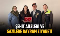Şehit aileleri ve gazilere bayram ziyareti