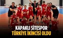 Kapaklı Sitespor Türkiye ikincisi oldu