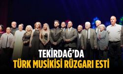 Tekirdağ’da Türk musikisi rüzgarı esti