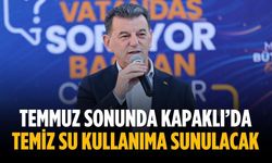“Temmuz sonunda Kapaklı’da temiz su kullanıma sunulacak”