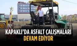 Kapaklı’da asfalt çalışmaları devam ediyor