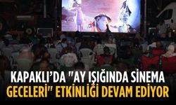 Kapaklı'da "Ay Işığında Sinema Geceleri" etkinliği devam ediyor