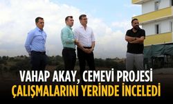 Vahap Akay, Cemevi projesi çalışmalarını yerinde inceledi