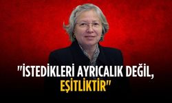Yontar: İstedikleri ayrıcalık değil, eşitliktir