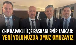Emir Tarcan: Yeni yolumuzda omuz omuzayız