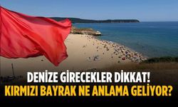 Denize girecekler dikkat! Kırmızı bayrak ne anlama geliyor?