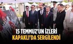 15 Temmuz'un izleri Kapaklı'da sergilendi