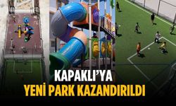 Kapaklı'ya yeni park kazandırıldı