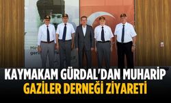 Kaymakam Gürdal'dan Muharip Gaziler Derneği ziyareti