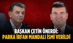 Başkan Çetin önerdi: Parka İrfan Mandalı ismi verildi