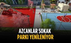 Azcanlar sokak parkı yenileniyor