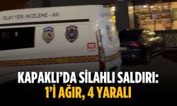 Kapaklı’da silahlı saldırı: 1’i ağır, 4 yaralı