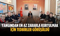 Yangından en az zararla kurtulmak için tedbirler görüşüldü
