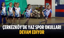Çerkezköy'de yaz spor okulları devam ediyor