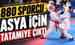 880 sporcu Asya için tatamiye çıktı