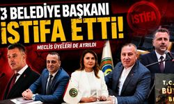 3 belediye başkanı ve meclis üyeleri istifalarını duyurdu